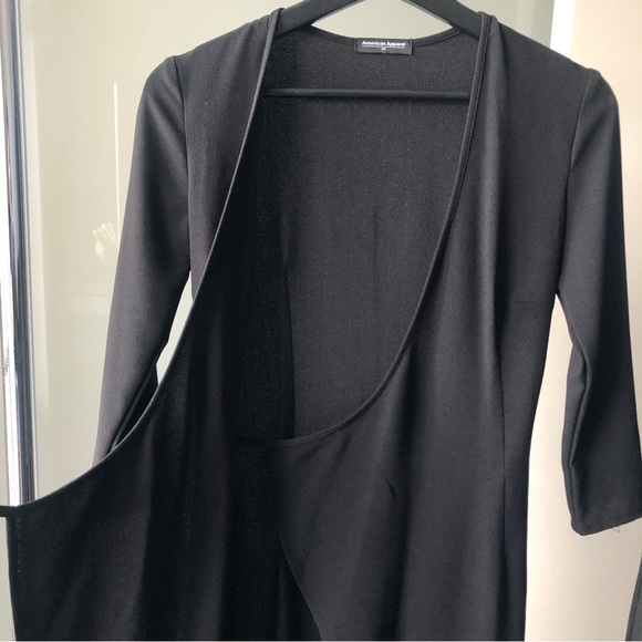 American Apparel Black Julliard Dress - Picture 4 of 5